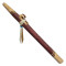 Purpleheart & Curly Maple Collectors Native American Style Flute (Key A- 432hz)